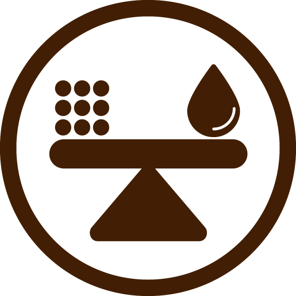 EQUILÍBRIO DE MINERAIS + ÁGUA