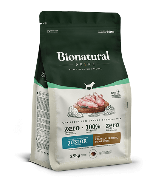 BIONATURAL PRIME PUPPIES MEDIUM AND LARGE SIZE CHICKEN FLAVOR