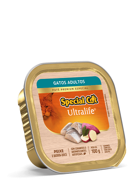 PATÊ SPECIAL CAT ULTRALIFE ADULTOS SABOR PEIXE