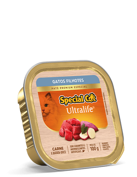 PATÊ SPECIAL CAT ULTRALIFE FILHOTES SABOR CARNE
