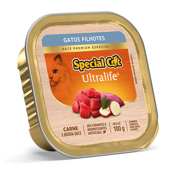 PATÊ SPECIAL CAT ULTRALIFE FILHOTES SABOR CARNE