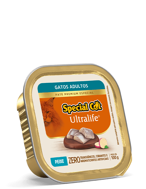 PATÊ SPECIAL CAT ULTRALIFE ADULTOS SABOR PEIXE