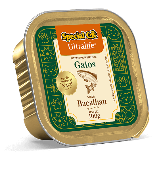 PATÊ SPECIAL CAT ULTRALIFE SABOR BACALHAU