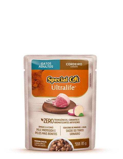 SACHÊ SPECIAL CAT ULTRALIFE ADULTOS SABOR CORDEIRO