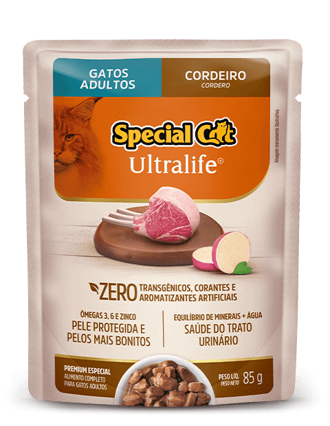 SACHÊ SPECIAL CAT ULTRALIFE ADULTOS SABOR CORDEIRO