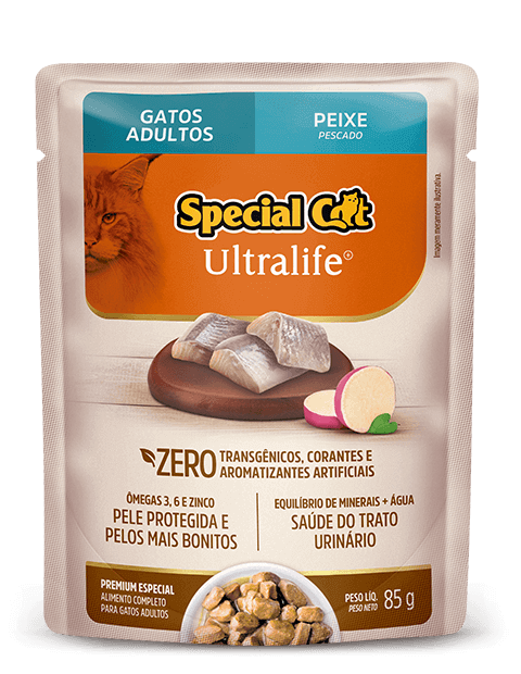 SACHÊ SPECIAL CAT ULTRALIFE ADULTOS SABOR PEIXE