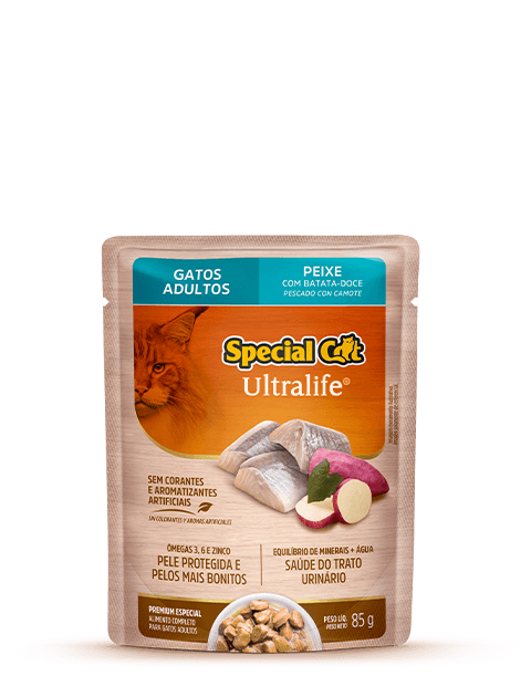 SACHÊ SPECIAL CAT ULTRALIFE ADULTOS SABOR PEIXE