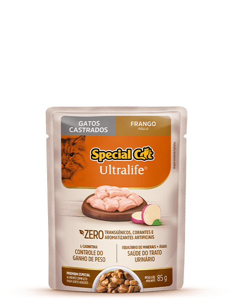SACHÊ SPECIAL CAT ULTRALIFE CASTRADOS SABOR FRANGO