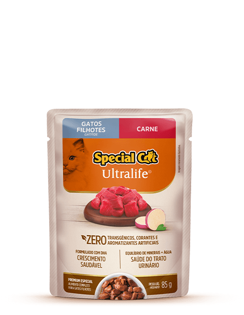 SACHÊ SPECIAL CAT ULTRALIFE FILHOTES SABOR CARNE