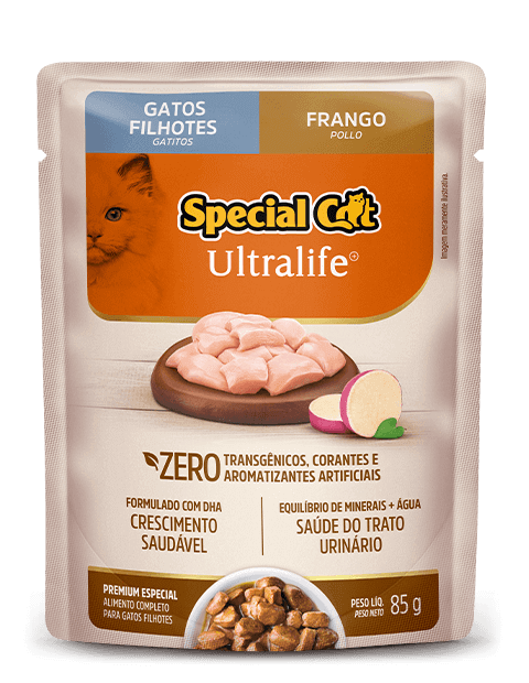 SACHÊ SPECIAL CAT ULTRALIFE FILHOTES SABOR FRANGO