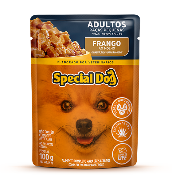 SACHÊ SPECIAL DOG ADULTOS RAÇAS PEQUENAS SABOR FRANGO