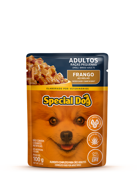 SACHÊ SPECIAL DOG ADULTOS RAÇAS PEQUENAS SABOR FRANGO