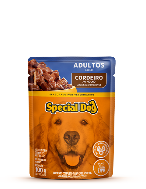 SACHÊ SPECIAL DOG ADULTOS SABOR CORDEIRO