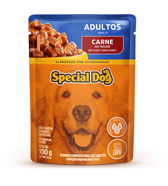 SACHÊ SPECIAL DOG ADULTOS SABOR CARNE