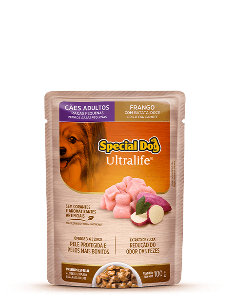 SACHÊ SPECIAL DOG ULTRALIFE ADULTOS RAÇAS PEQUENAS SABOR FRANGO