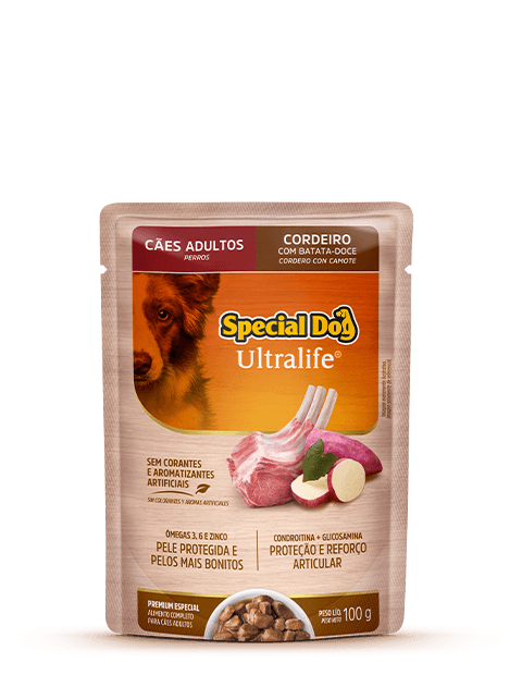 SACHÊ SPECIAL DOG ULTRALIFE ADULTOS SABOR CORDEIRO