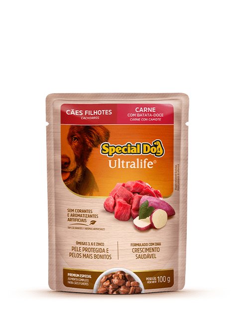 SACHET SPECIAL DOG ULTRALIFE CACHORROS SABOR CARNE