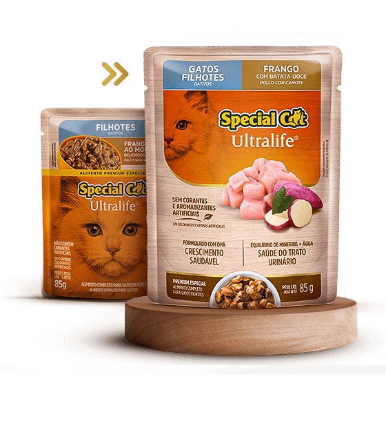 SACHET SPECIAL CAT ULTRALIFE GATITOS SABOR POLLO