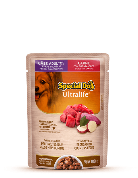 SACHET SPECIAL DOG  ADULTOS RAZAS PEQUEÑAS SABOR CARNE