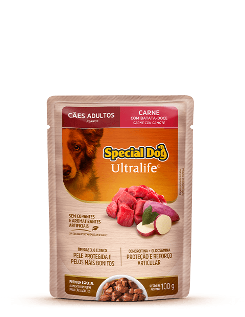 SACHET SPECIAL DOG ULTRALIFE ADULTOS SABOR CARNE