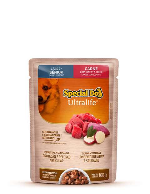 SACHET SPECIAL DOG ULTRALIFE SÉNIOR SABOR CARNE