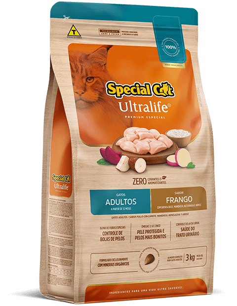 SPECIAL CAT ULTRALIFE GATOS ADULTOS SABOR FRANGO