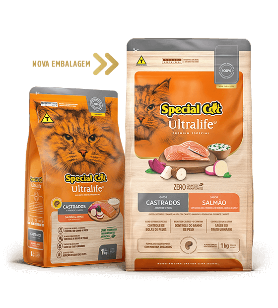 SPECIAL CAT ULTRALIFE GATOS CASTRADO SABOR SALMÓN