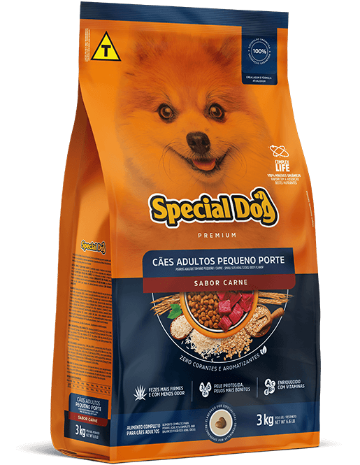 SPECIAL DOG ADULTOS PEQUENO PORTE SABOR CARNE