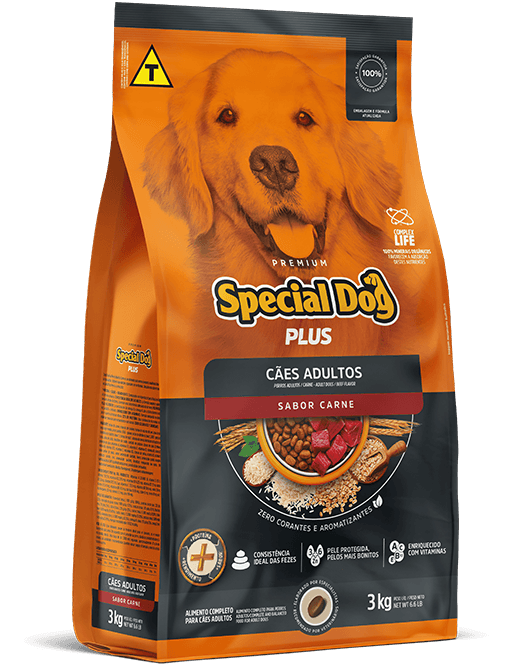 SPECIAL DOG PLUS ADULT DOG FOOD BEEF FLAVOR