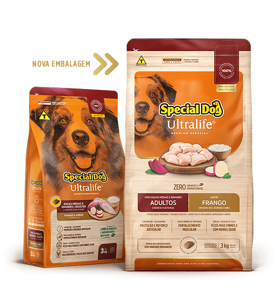 SPECIAL DOG ULTRALIFE PERROS RAZAS MEDIANAS Y GRANDES ADULTOS SABOR POLLO