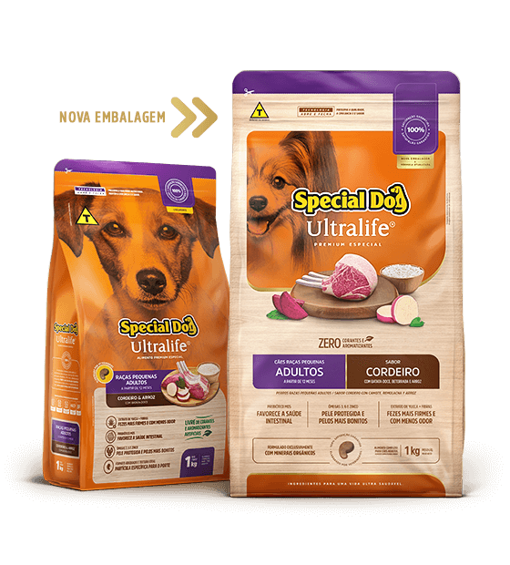 SPECIAL DOG ULTRALIFE PERROS RAZAS PEQUEÑAS ADULTOS SABOR CORDERO