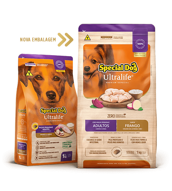 SPECIAL DOG ULTRALIFE PERROS RAZAS PEQUEÑAS ADULTOS SABOR POLLO