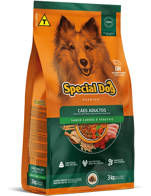 SPECIAL DOG ADULTOS SABOR CARNES E VEGETAIS